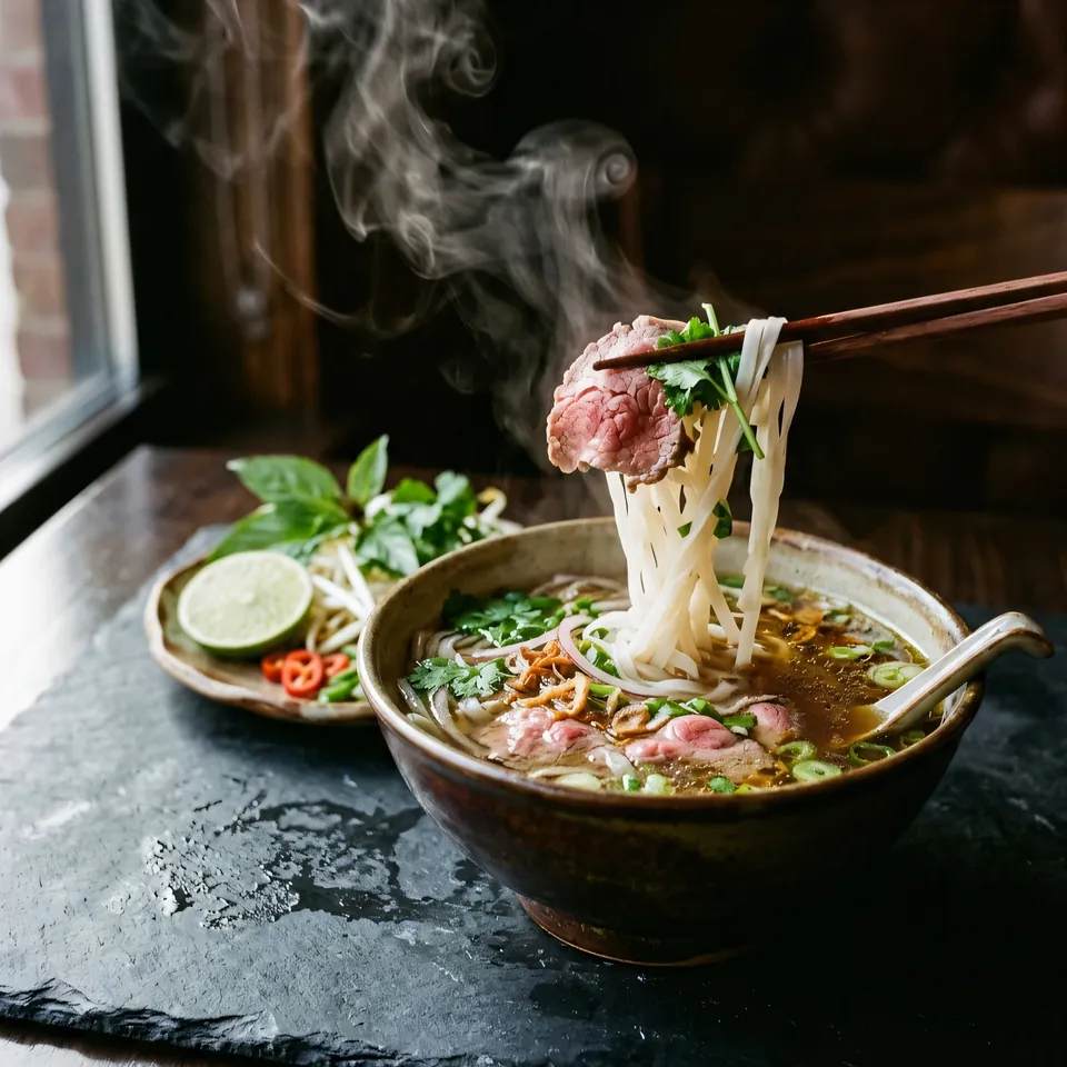 Beef Pho, the signature Vietnamese dish
