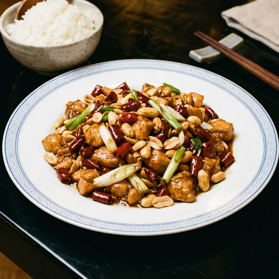 Kung Pao Chicken, the signature Chinese dish